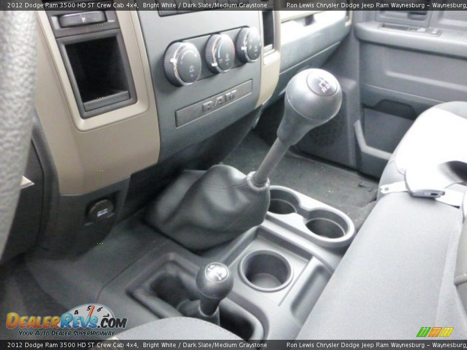 2012 Dodge Ram 3500 HD ST Crew Cab 4x4 Bright White / Dark Slate/Medium Graystone Photo #16
