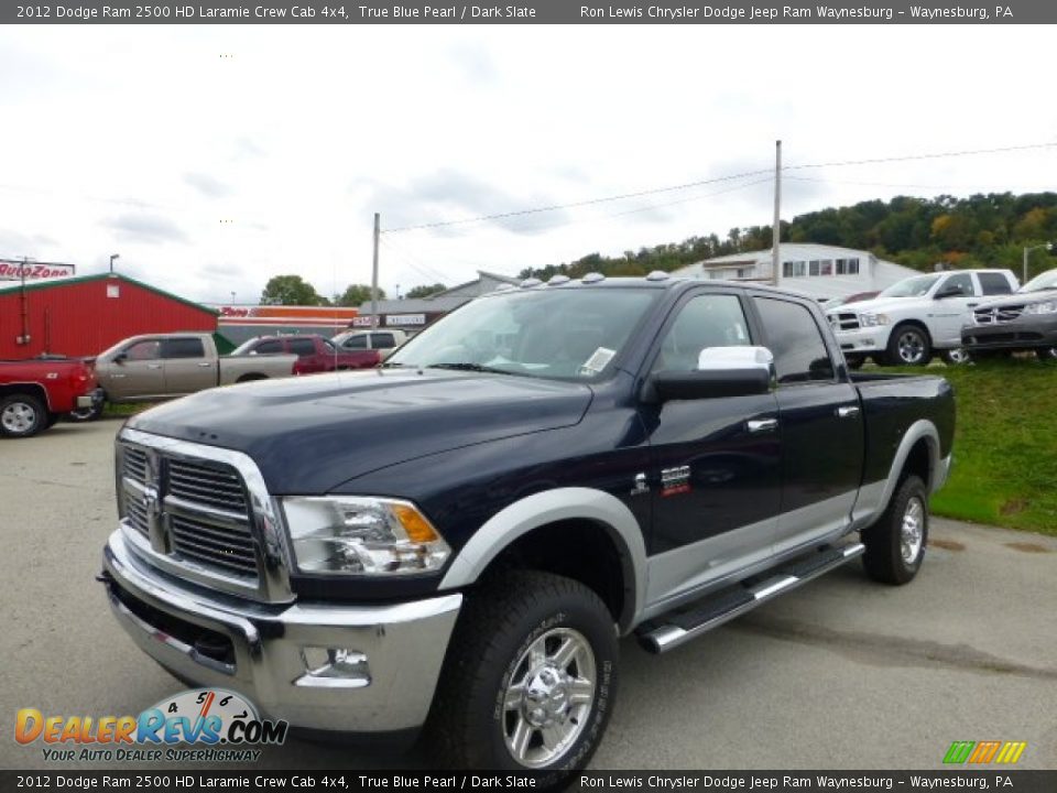 2012 Dodge Ram 2500 HD Laramie Crew Cab 4x4 True Blue Pearl / Dark Slate Photo #1