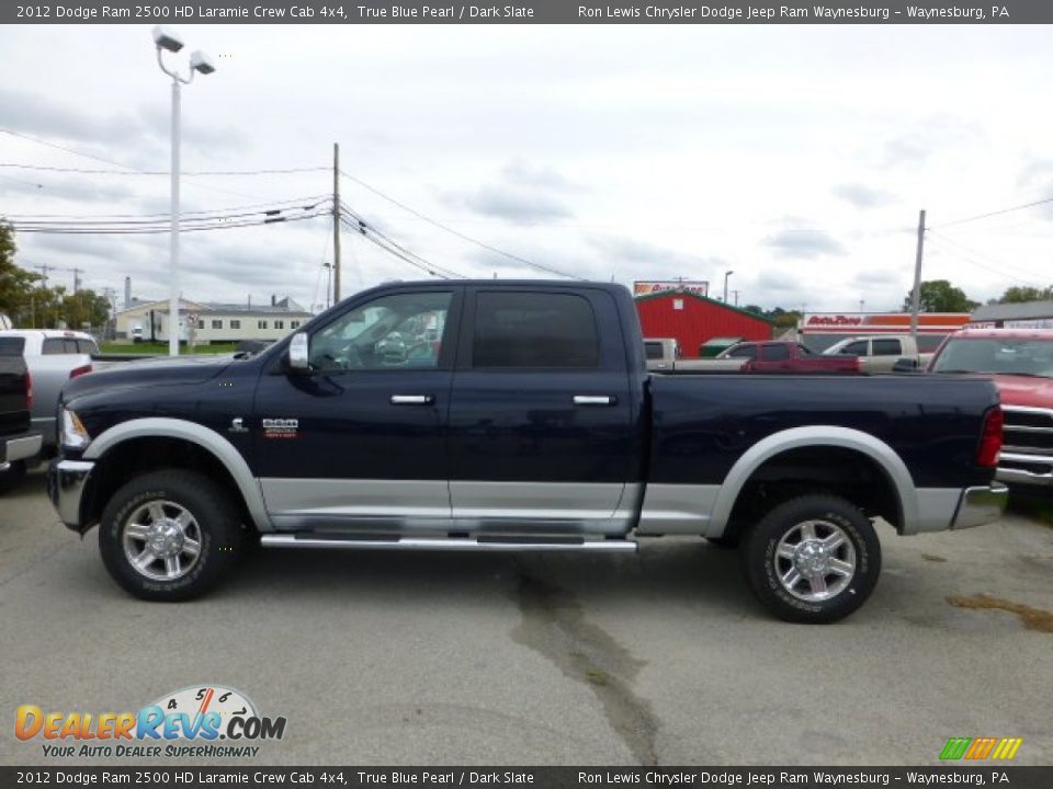 2012 Dodge Ram 2500 HD Laramie Crew Cab 4x4 True Blue Pearl / Dark Slate Photo #2