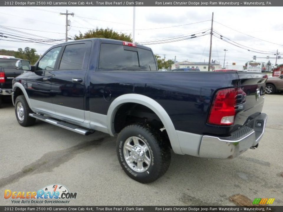 2012 Dodge Ram 2500 HD Laramie Crew Cab 4x4 True Blue Pearl / Dark Slate Photo #3