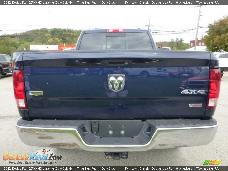 2012 Dodge Ram 2500 HD Laramie Crew Cab 4x4 True Blue Pearl / Dark Slate Photo #4