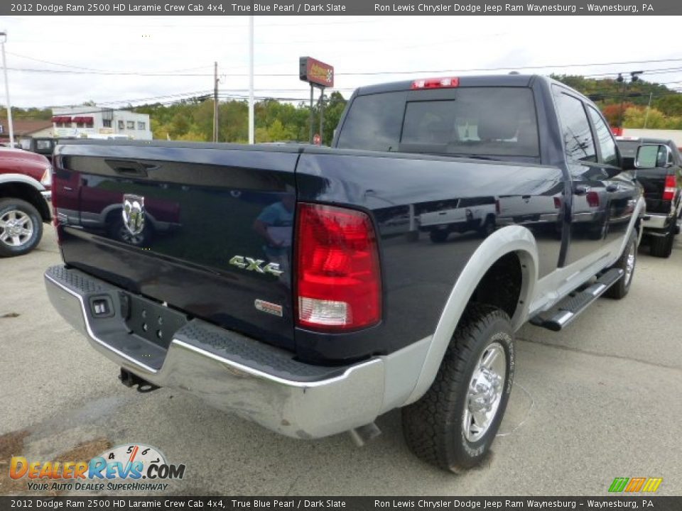 2012 Dodge Ram 2500 HD Laramie Crew Cab 4x4 True Blue Pearl / Dark Slate Photo #5