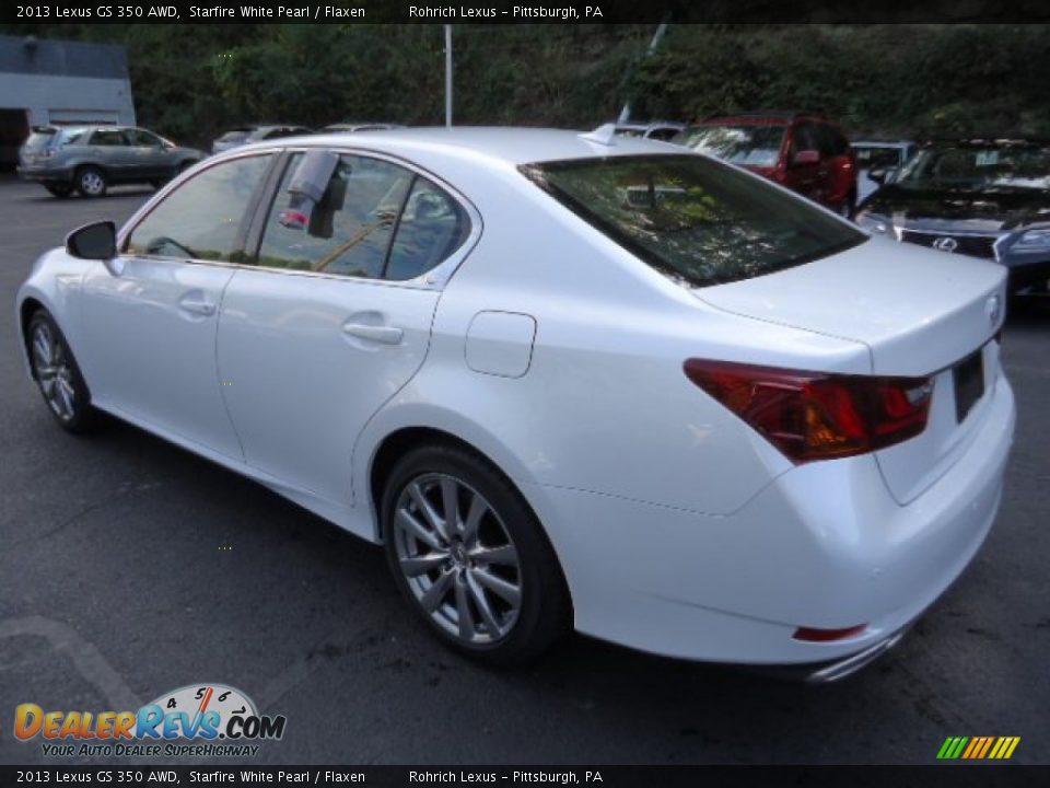 2013 Lexus GS 350 AWD Starfire White Pearl / Flaxen Photo #2