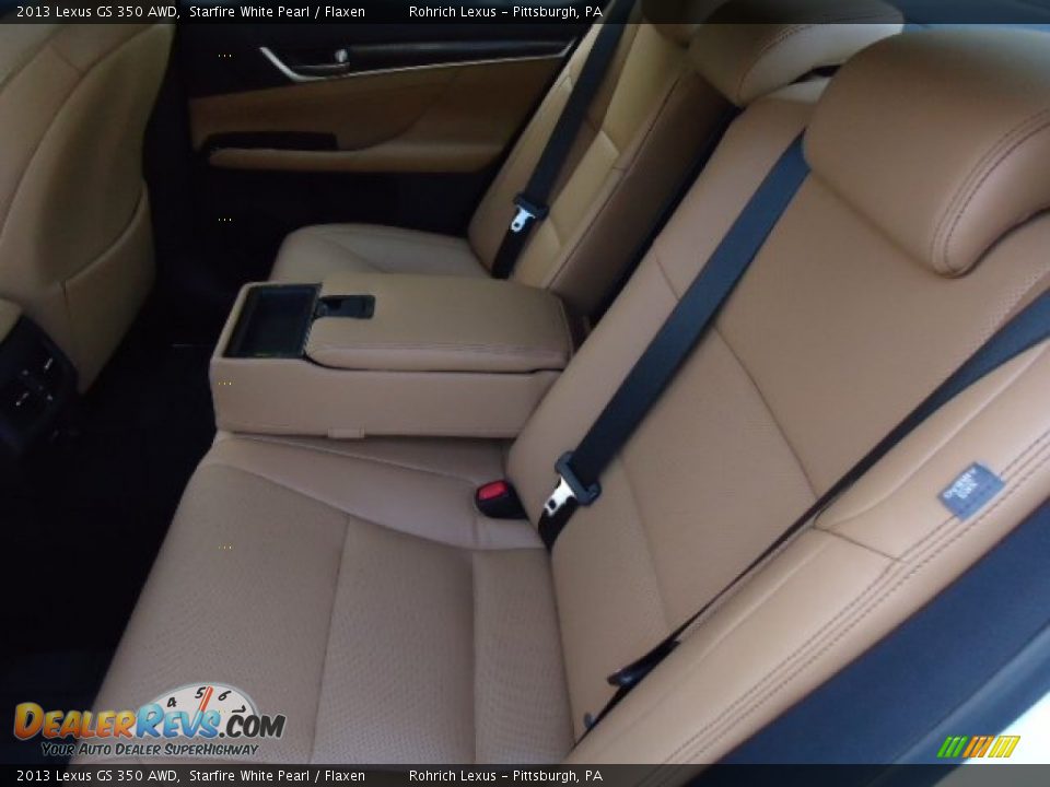 2013 Lexus GS 350 AWD Starfire White Pearl / Flaxen Photo #10