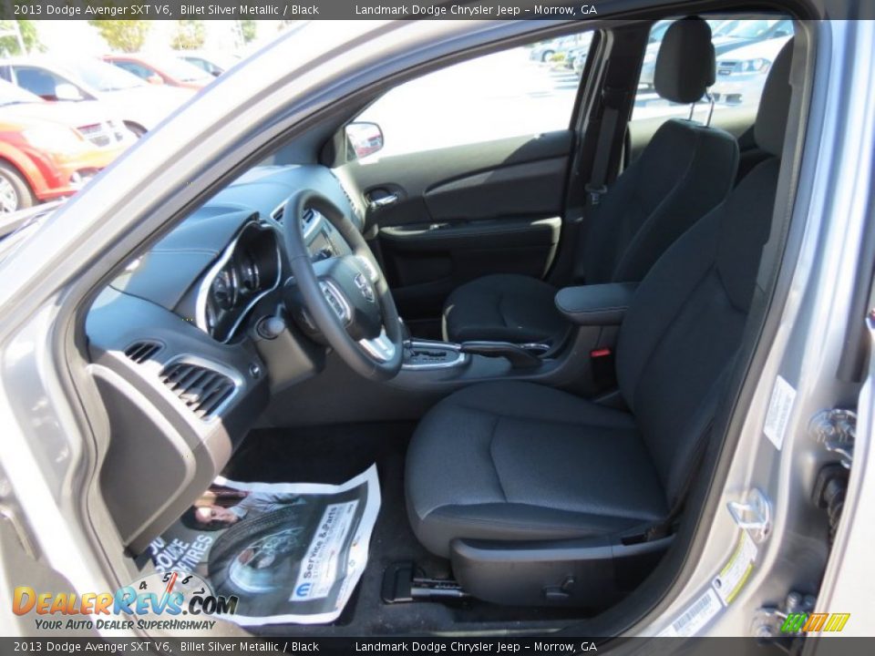 2013 Dodge Avenger SXT V6 Billet Silver Metallic / Black Photo #6