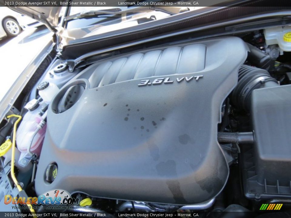 2013 Dodge Avenger SXT V6 Billet Silver Metallic / Black Photo #11