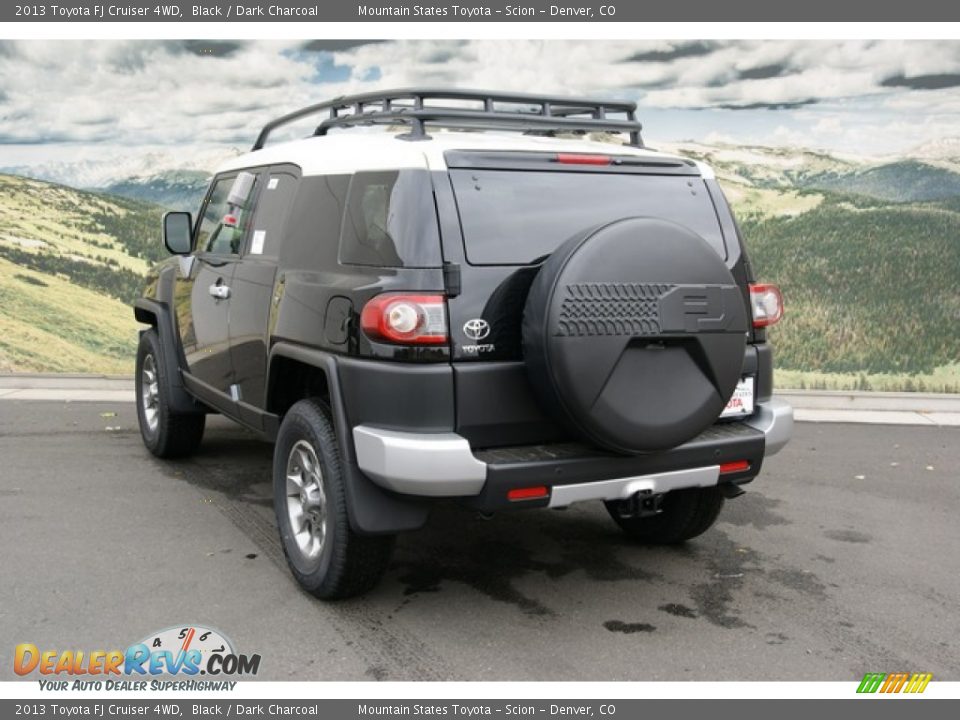 2013 Toyota FJ Cruiser 4WD Black / Dark Charcoal Photo #2