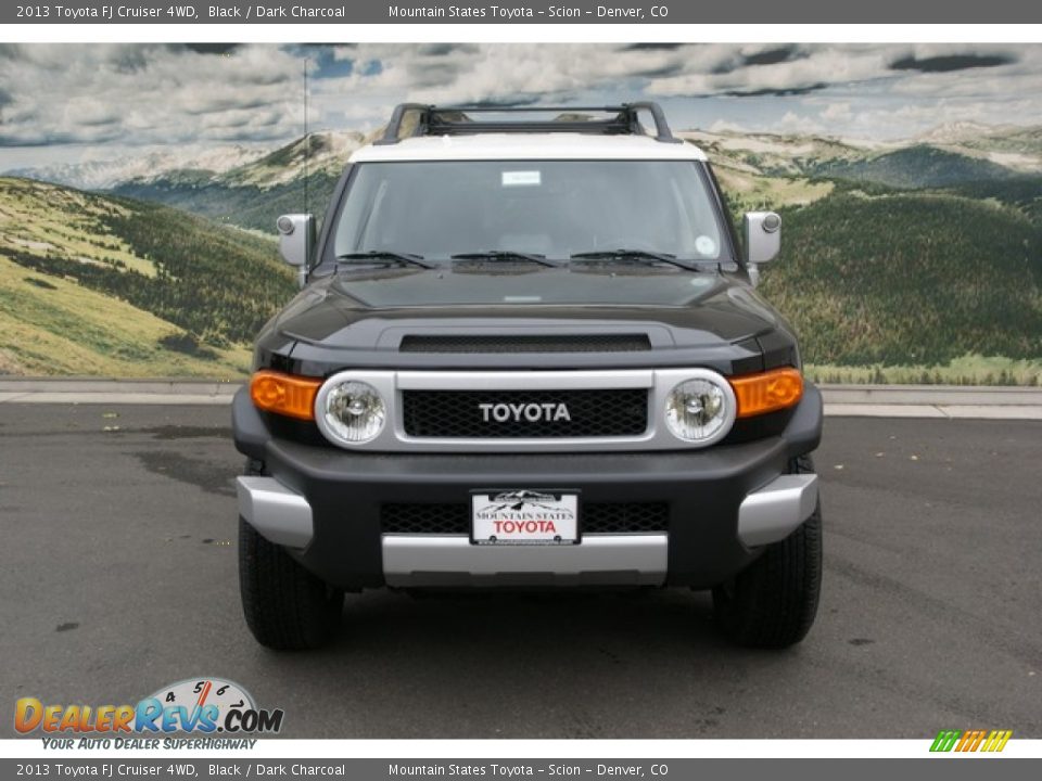 2013 Toyota FJ Cruiser 4WD Black / Dark Charcoal Photo #3