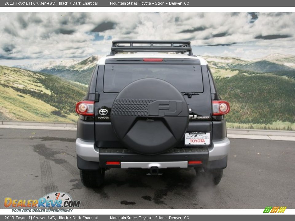 2013 Toyota FJ Cruiser 4WD Black / Dark Charcoal Photo #4