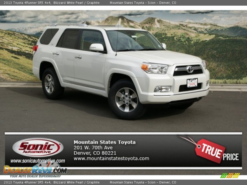 2013 Toyota 4Runner SR5 4x4 Blizzard White Pearl / Graphite Photo #1
