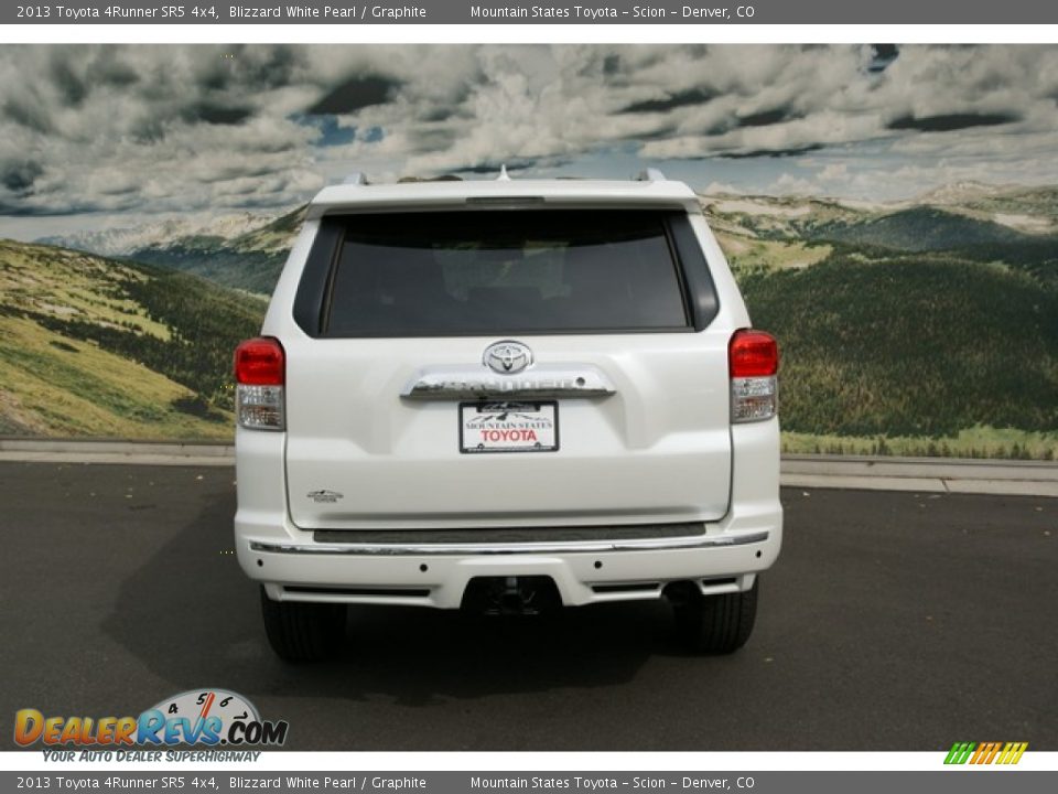 2013 Toyota 4Runner SR5 4x4 Blizzard White Pearl / Graphite Photo #4