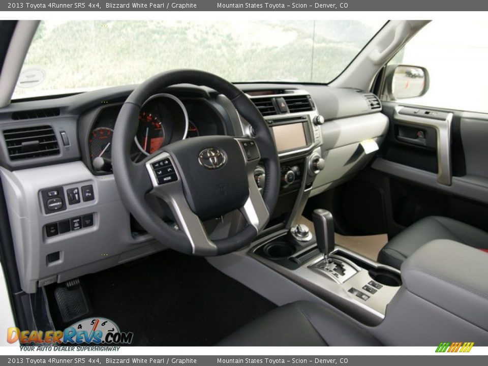 2013 Toyota 4Runner SR5 4x4 Blizzard White Pearl / Graphite Photo #5