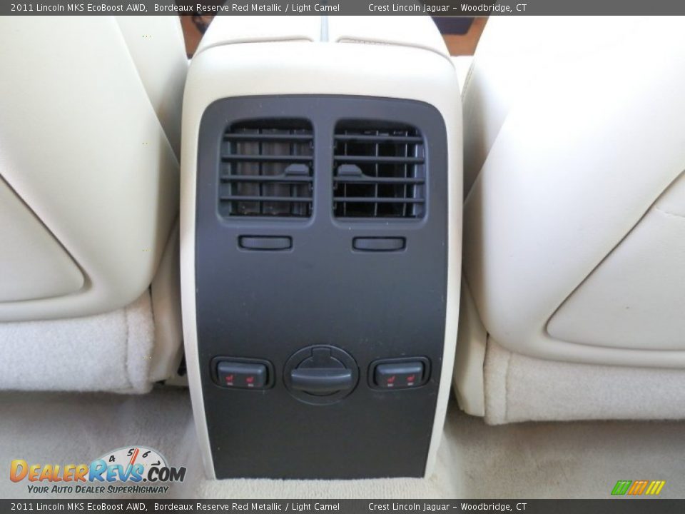 2011 Lincoln MKS EcoBoost AWD Bordeaux Reserve Red Metallic / Light Camel Photo #19