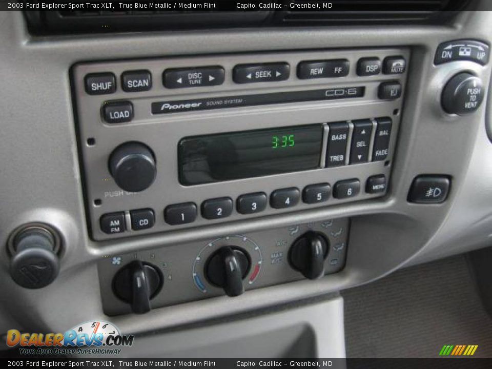 2003 Ford Explorer Sport Trac XLT True Blue Metallic / Medium Flint Photo #17