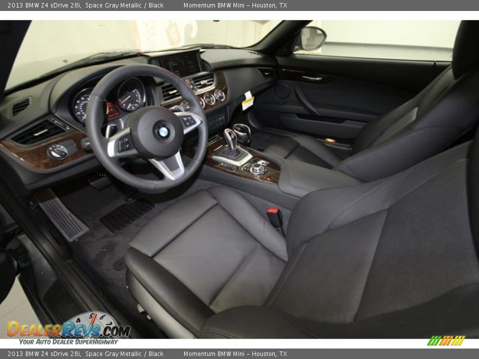 Black Interior - 2013 BMW Z4 sDrive 28i Photo #13