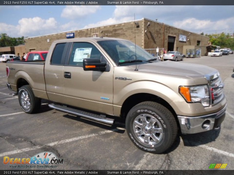 Pale Adobe Metallic 2013 Ford F150 XLT SuperCab 4x4 Photo #1