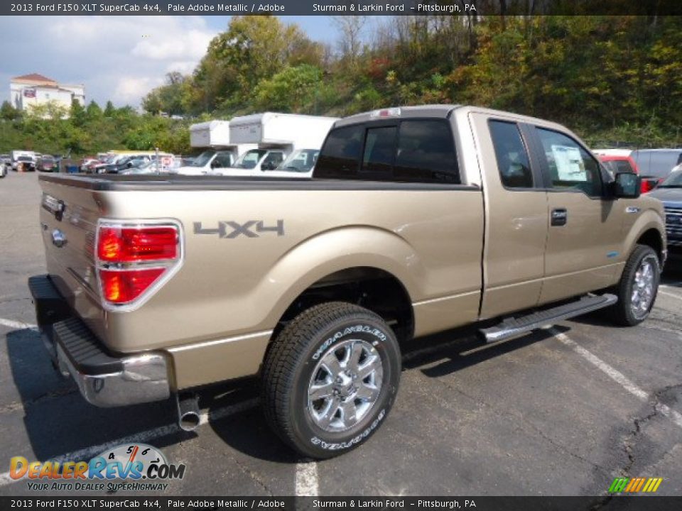 2013 Ford F150 XLT SuperCab 4x4 Pale Adobe Metallic / Adobe Photo #2