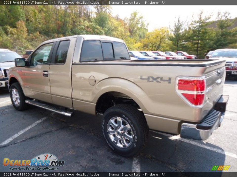 2013 Ford F150 XLT SuperCab 4x4 Pale Adobe Metallic / Adobe Photo #4