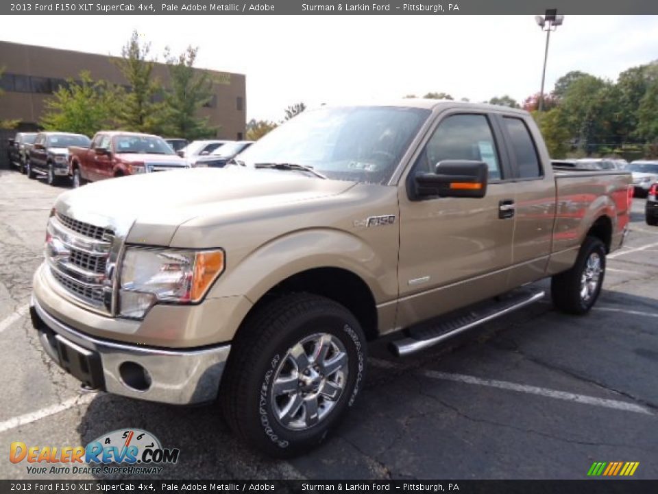 2013 Ford F150 XLT SuperCab 4x4 Pale Adobe Metallic / Adobe Photo #5