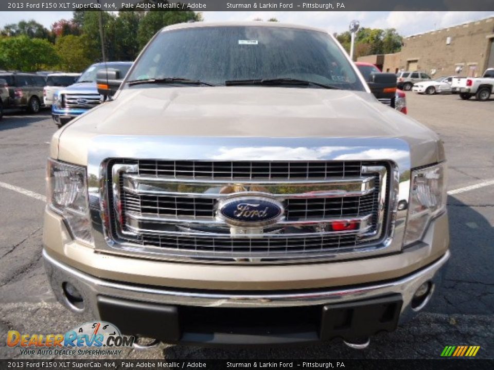 2013 Ford F150 XLT SuperCab 4x4 Pale Adobe Metallic / Adobe Photo #6