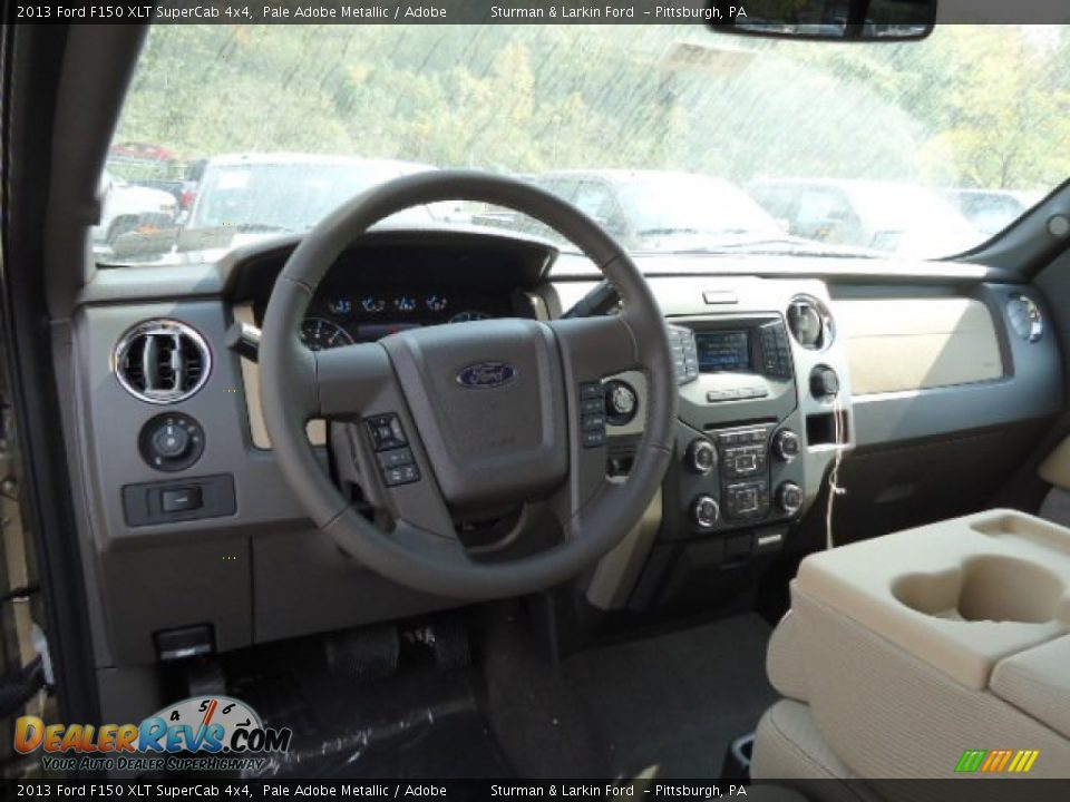 2013 Ford F150 XLT SuperCab 4x4 Pale Adobe Metallic / Adobe Photo #10