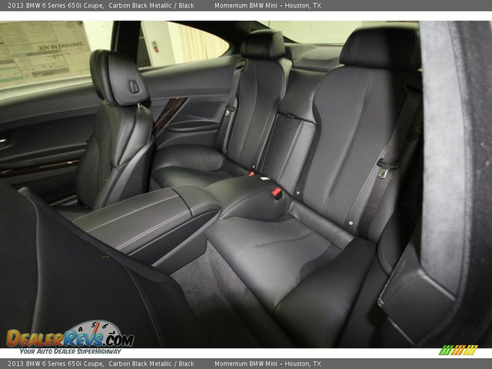 Rear Seat of 2013 BMW 6 Series 650i Coupe Photo #12