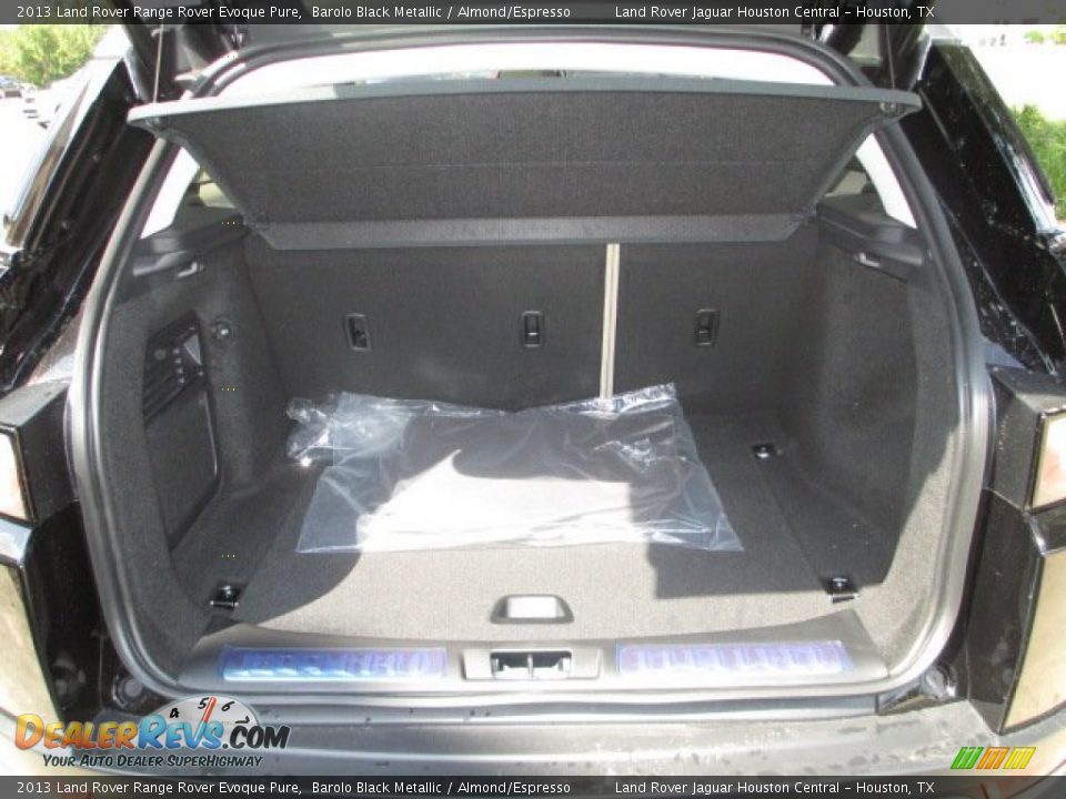 2013 Land Rover Range Rover Evoque Pure Barolo Black Metallic / Almond/Espresso Photo #10