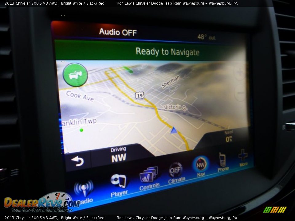 2013 Chrysler 300 S V8 AWD Bright White / Black/Red Photo #16