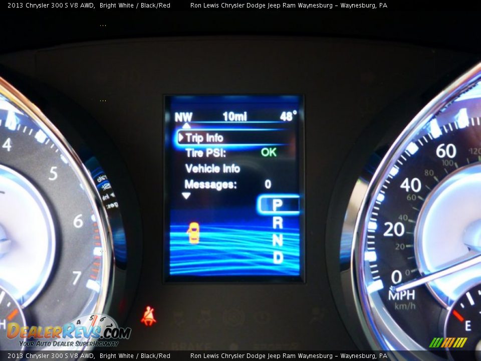 2013 Chrysler 300 S V8 AWD Bright White / Black/Red Photo #18