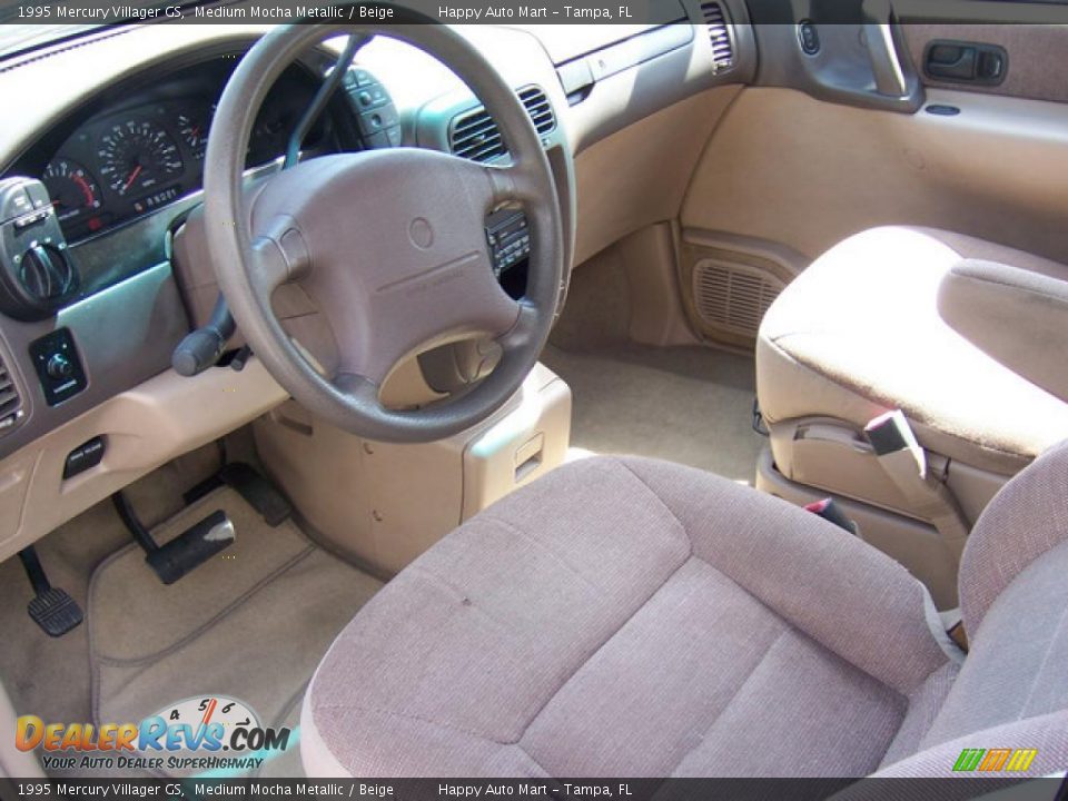 1995 Mercury Villager GS Medium Mocha Metallic / Beige Photo #9