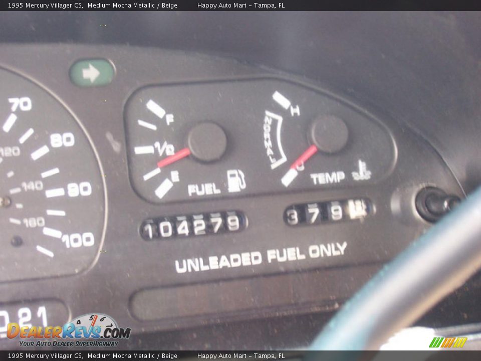 1995 Mercury Villager GS Medium Mocha Metallic / Beige Photo #17