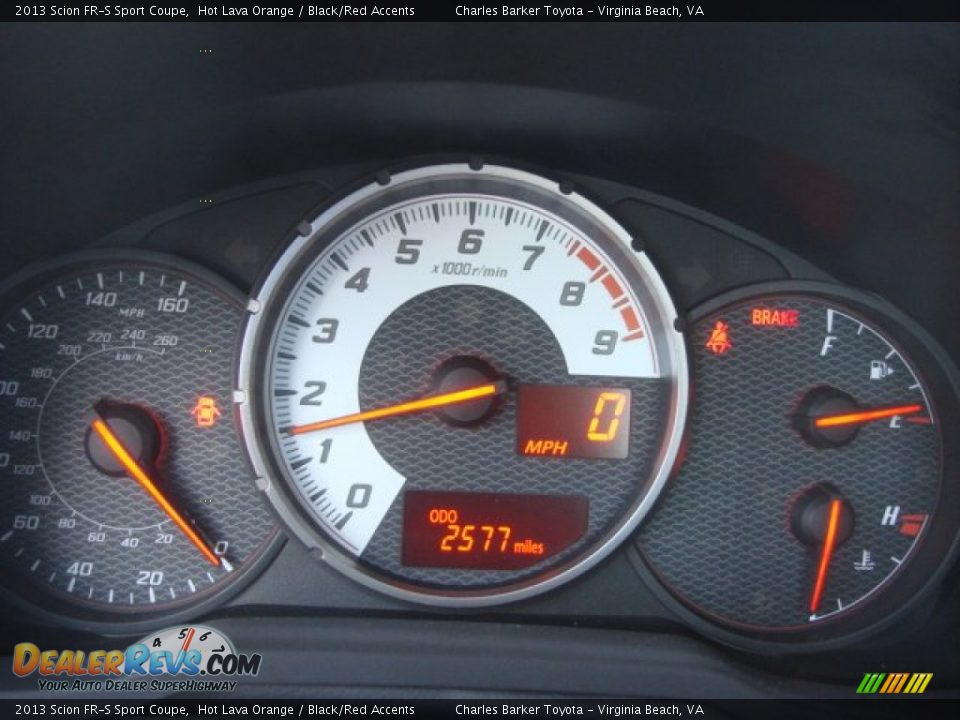 2013 Scion FR-S Sport Coupe Gauges Photo #22