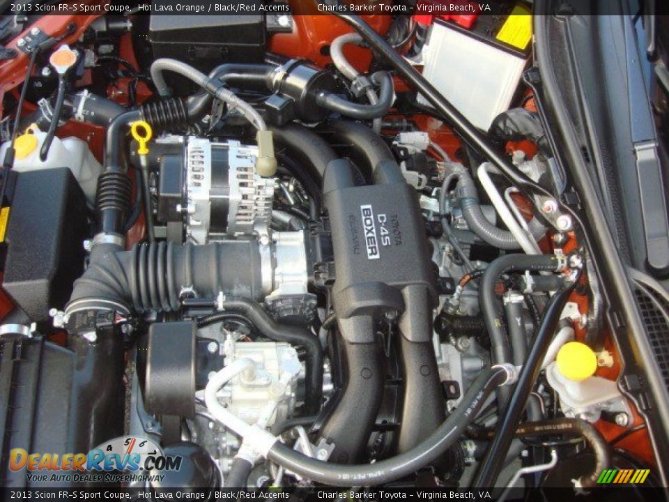 2013 Scion FR-S Sport Coupe 2.0 Liter DOHC 16-Valve VVT D-4S Flat 4 Cylinder Engine Photo #32
