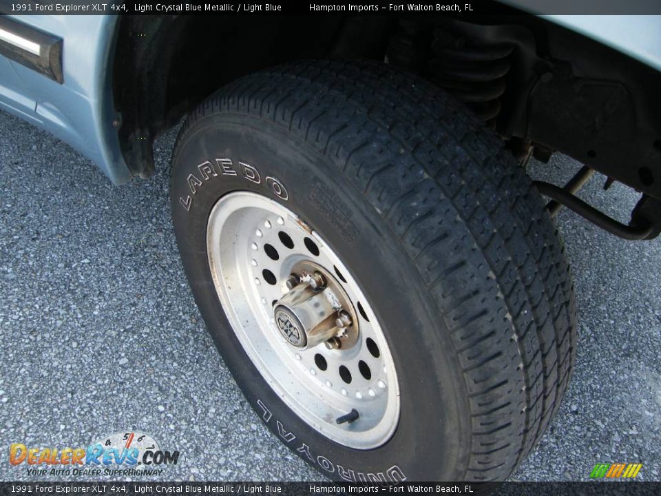 1991 Ford Explorer XLT 4x4 Light Crystal Blue Metallic / Light Blue Photo #8