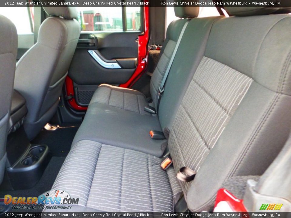 2012 Jeep Wrangler Unlimited Sahara 4x4 Deep Cherry Red Crystal Pearl / Black Photo #11