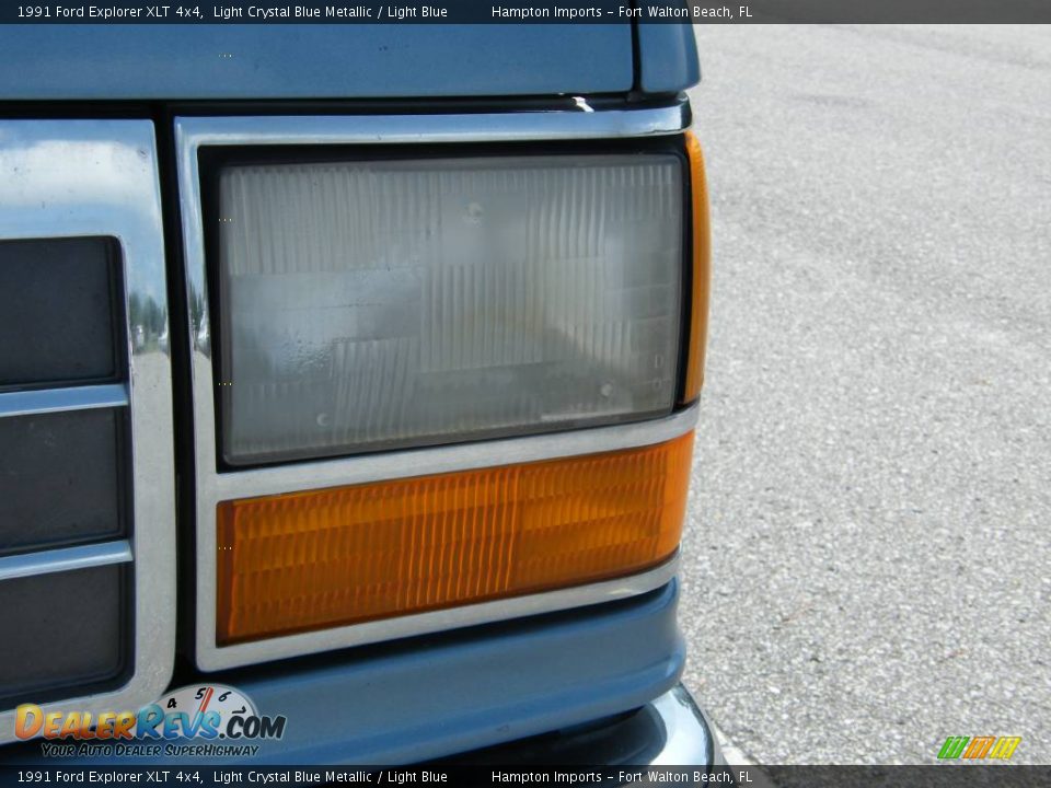 1991 Ford Explorer XLT 4x4 Light Crystal Blue Metallic / Light Blue Photo #18