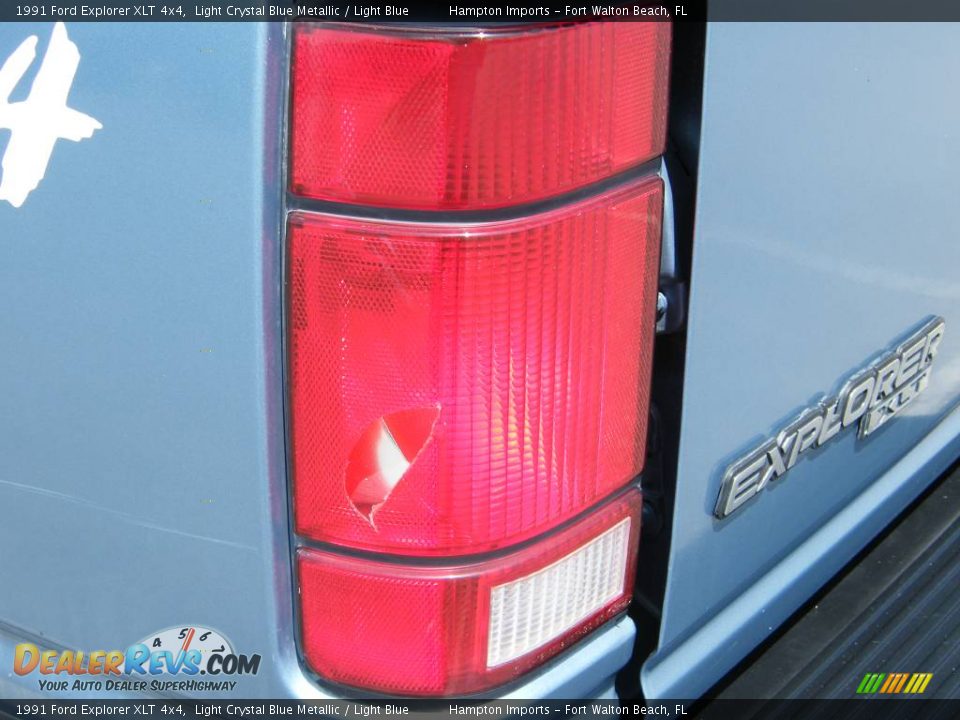 1991 Ford Explorer XLT 4x4 Light Crystal Blue Metallic / Light Blue Photo #19