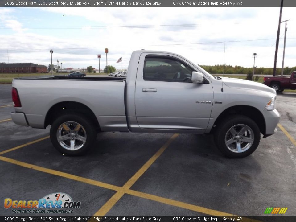 Bright Silver Metallic 2009 Dodge Ram 1500 Sport Regular Cab 4x4 Photo #4