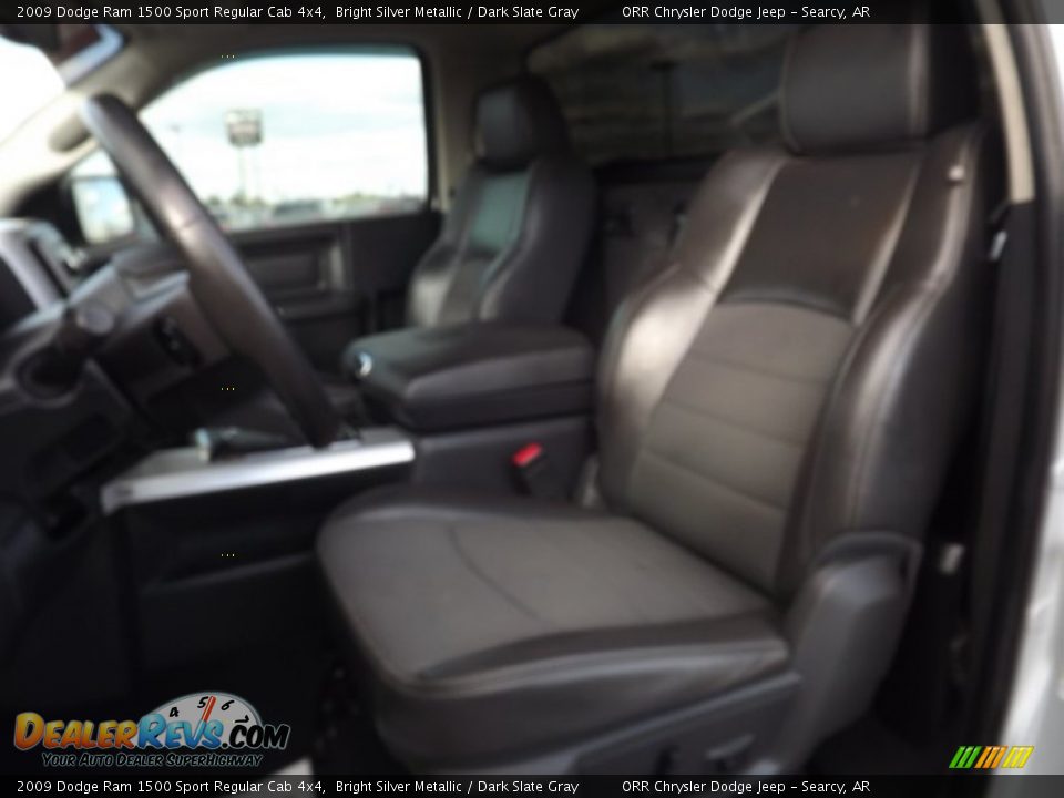 2009 Dodge Ram 1500 Sport Regular Cab 4x4 Bright Silver Metallic / Dark Slate Gray Photo #11