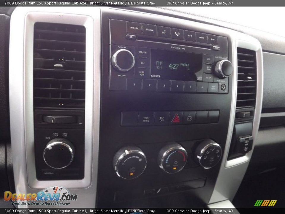 2009 Dodge Ram 1500 Sport Regular Cab 4x4 Bright Silver Metallic / Dark Slate Gray Photo #13