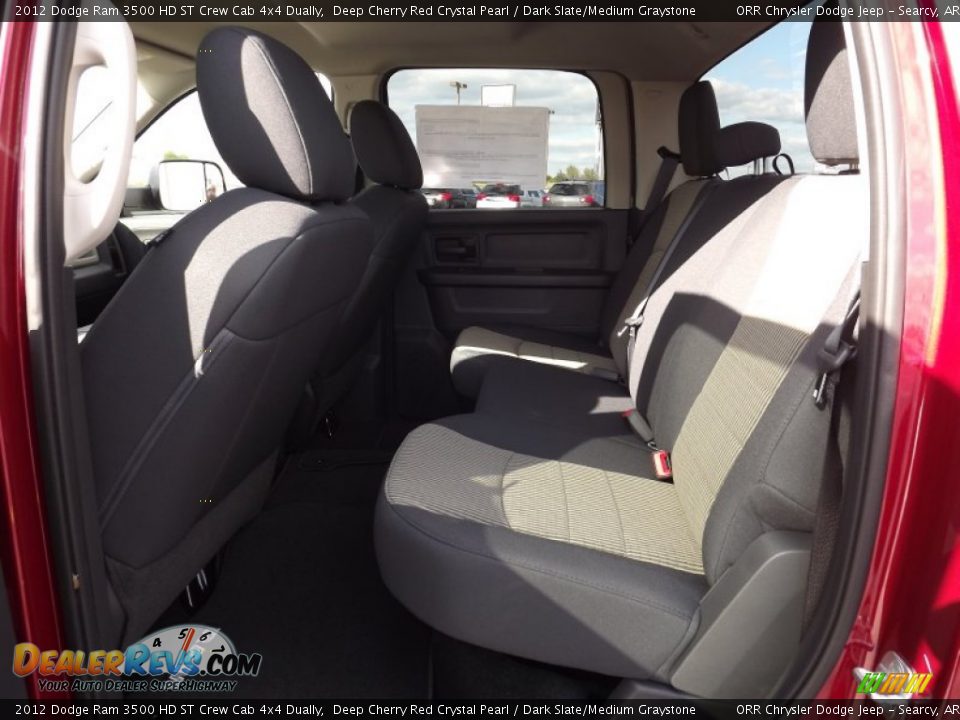 2012 Dodge Ram 3500 HD ST Crew Cab 4x4 Dually Deep Cherry Red Crystal Pearl / Dark Slate/Medium Graystone Photo #10