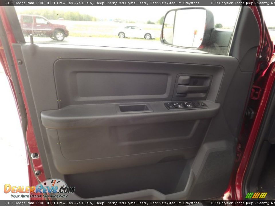 2012 Dodge Ram 3500 HD ST Crew Cab 4x4 Dually Deep Cherry Red Crystal Pearl / Dark Slate/Medium Graystone Photo #12