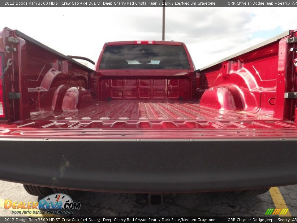 2012 Dodge Ram 3500 HD ST Crew Cab 4x4 Dually Deep Cherry Red Crystal Pearl / Dark Slate/Medium Graystone Photo #16