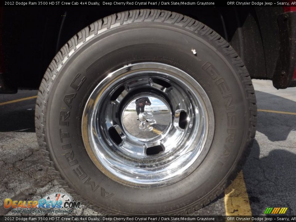 2012 Dodge Ram 3500 HD ST Crew Cab 4x4 Dually Deep Cherry Red Crystal Pearl / Dark Slate/Medium Graystone Photo #17