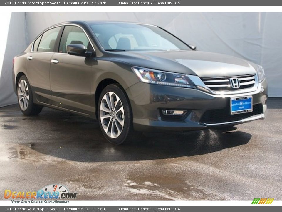 2013 Honda Accord Sport Sedan Hematite Metallic / Black Photo #1