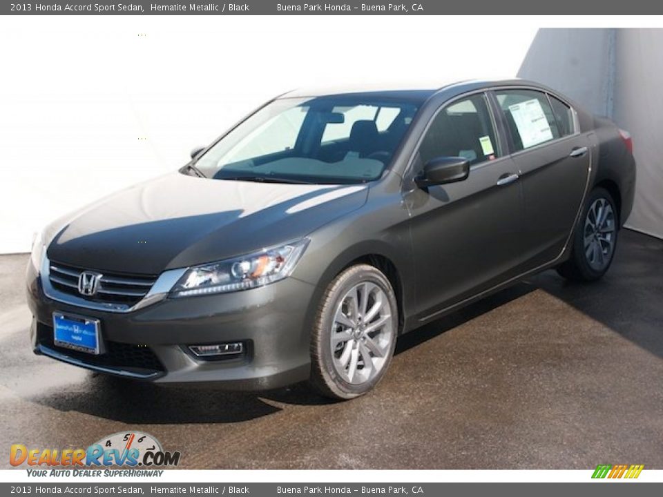 2013 Honda Accord Sport Sedan Hematite Metallic / Black Photo #3
