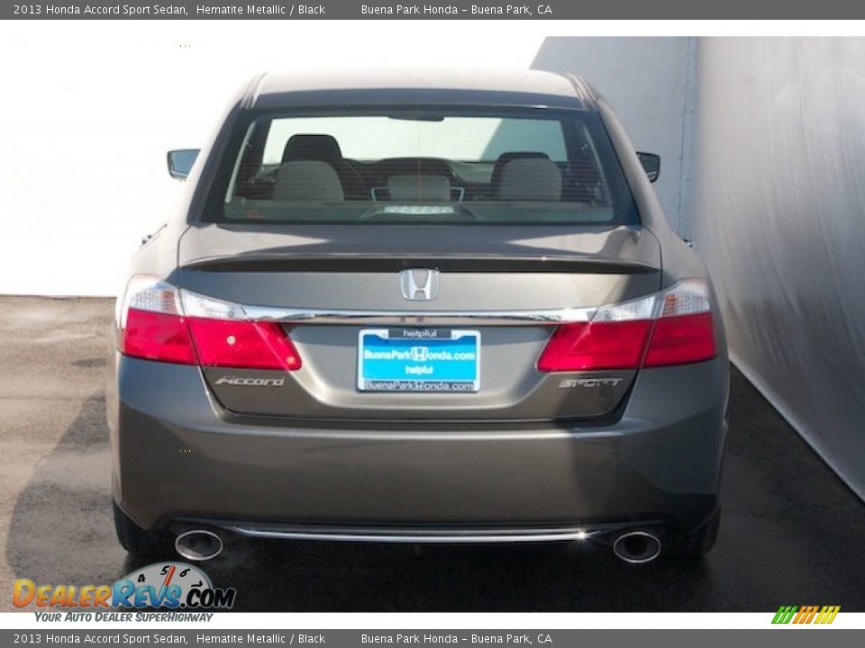 2013 Honda Accord Sport Sedan Hematite Metallic / Black Photo #6
