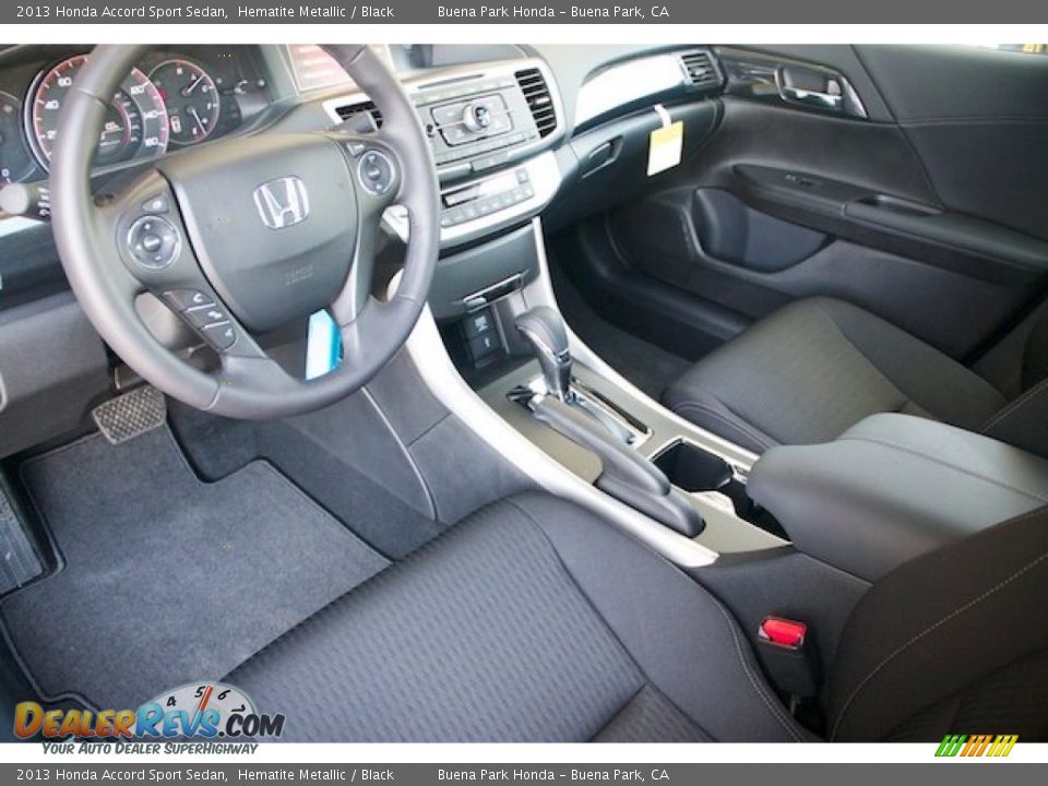 Black Interior - 2013 Honda Accord Sport Sedan Photo #10