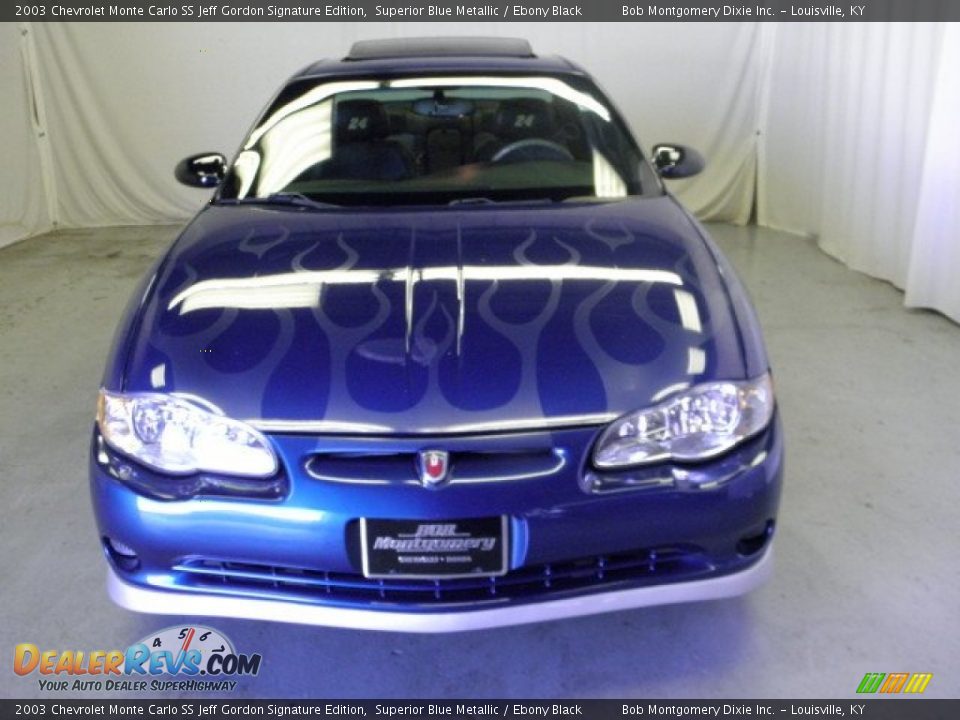 2003 Chevrolet Monte Carlo SS Jeff Gordon Signature Edition Superior Blue Metallic / Ebony Black Photo #2