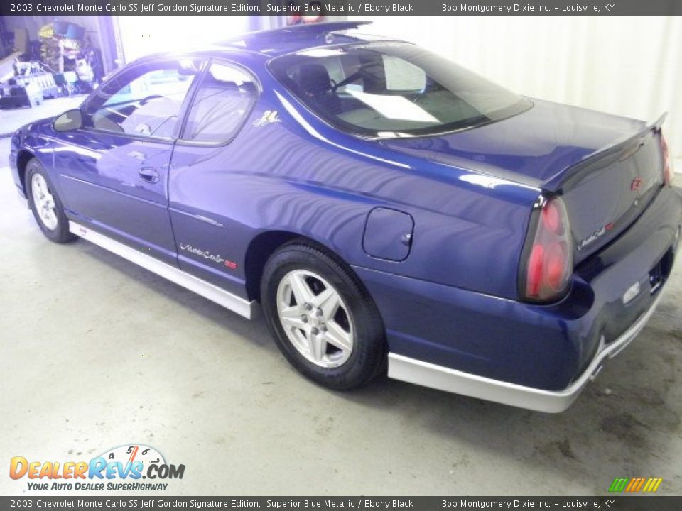 Superior Blue Metallic 2003 Chevrolet Monte Carlo SS Jeff Gordon Signature Edition Photo #6
